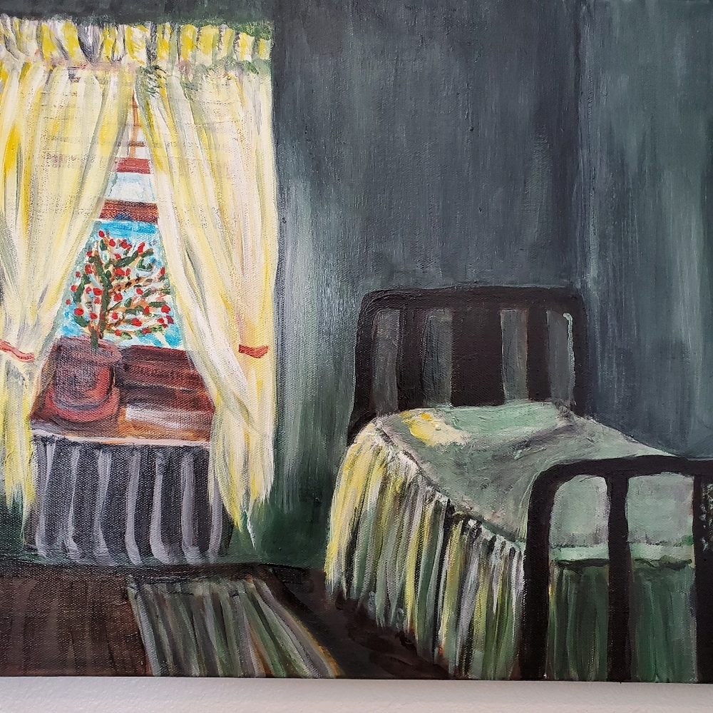 ORIGINAL signed Acrylic painting "HOPE"